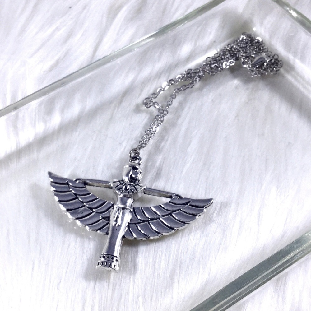 Silver Angel Wing Necklace